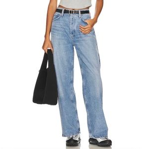 selling agolde ‘low slung baggy’ jean in libertine nwt